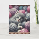 Recherche de gris toutes vœux cartes Chaton