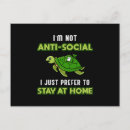 Recherche de anti social cartes postales Drôle