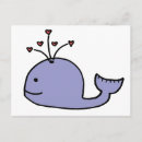 Recherche de baleine mignonne cartes postales Enfants