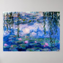 Recherche de nénuphars claude monet posters Vintage