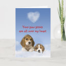 Recherche de amour chien beagle vœux cartes Chiot