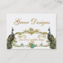 Recherche de art baroque cartes visite Filigree