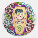 Recherche de cercueil autocollants Crâne