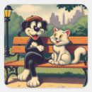 Zoek naar cartoon hond stickers Kat