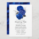 Recherche de royal blue bridal shower invitations Argent