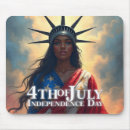 Recherche de statue la liberté tapis souris Jour de l'indépendance