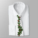 Recherche de houx noël cravates Rouge