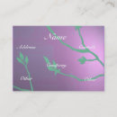 Recherche de plaisirs cartes visite Artistique