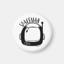 Recherche de surréalisme refrigérateur magnets Vintage