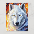 Recherche de peinture de loup cartes postales Loups