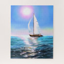 Recherche de bateau voile puzzles Mer