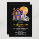 Recherche de pleine lune halloween invitations Chouette