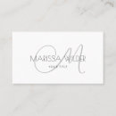 Recherche de police élégante cartes visite Script