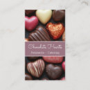 Recherche de chocolat… cartes visite Coloré