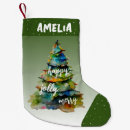 Recherche de joyeux chaussette de noël Aquarelle