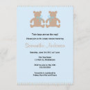 Recherche de ours de nounours invitations Jumeaux