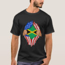 Recherche de drapeau jamaïcain tshirts Racines jamaïcaines