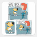 Recherche de chiens humoristiques autocollants Humour