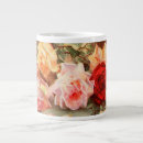 Recherche de rose vintage tasses Romantique