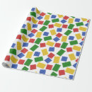 Zoek naar bakstenen patroon cadeaupapier Bouwstenen