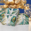 Recherche de plume paon papier cadeau Anniversaire