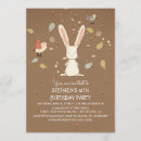 Recherche de lapins anniversaire invitations Fête d'anniversaire de lapin