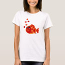 Recherche de poisson rouge drôle tshirts Mignon