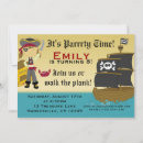 Recherche de petit pirate invitations Girl