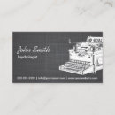 Recherche de machine écrire vintage cartes visite Rétro
