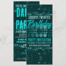 Recherche de de 20 ans anniversaire invitations Moderne