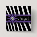 Recherche de modèle floral badges Noir