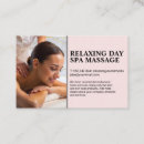 Recherche de masseuse cartes visite Détente