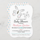 Recherche de papillon baby shower fille invitations Élégant