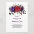 Recherche de rouge cramoisi invitations Floral