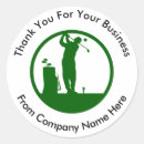 Recherche de logo golf autocollants Merci