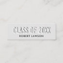 Zoek naar diploma visitekaartjes Klasse van