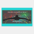 Recherche de triathlete autocollants Nageur