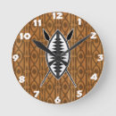 Recherche de bouclier horloges Africain