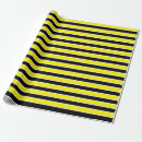 Recherche de rayures noires et blanches papier cadeau Horizontal