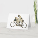 Recherche de bicyclettes vintages vœux cartes Bicyclette tandem