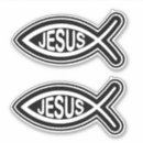 Recherche de jésus christ symbole voiture autocollants Foi