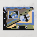 Recherche de cubisme vintage cartes postales Rétro