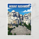 Recherche de mont rushmore cartes postales Colline noire
