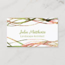 Recherche de architecte paysagiste cartes visite Unique