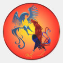 Recherche de coq coloré autocollants Oiseaux