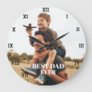 Recherche de fête des pères heureuse horloges Collage photo