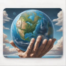 Recherche de terre planète tapis souris Monde