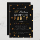 Recherche de gold confetti invitations Fête surprise