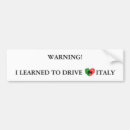 Recherche de italien voiture autocollants Pare chocs