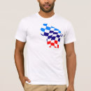 Recherche de sport mécanique tshirts Drapeau